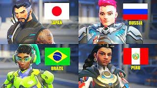 OVERWATCH 2 - ALL Characters Nationality