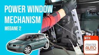 How to replace the power window mechanism Megane mk2 