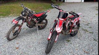 Honda CRF 250X vs 250R Walk Around