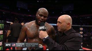 UFC 229 Derrick Lewis Octagon Interview