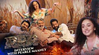 Team RRR Interview With Pearle Maaney  S. S. Rajamouli  Jr. NTR  Ram Charan