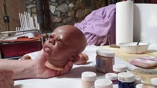 LAST VIDEO ON COME  PAINTING A REBORN DOll WITH ME