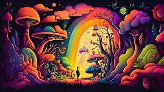 Psychedelic Trance - Magic Mushrooms  Hallucinations mix 2023 AI Graphic Visuals