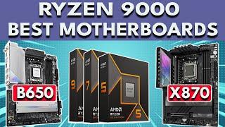 Best Motherboard for Ryzen 9000  Best Motherboard For Ryzen 9600X 9700X 9900X 9950X