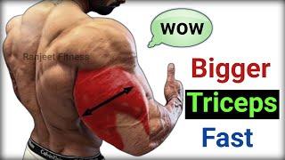 How to build a bigger triceps fast - Triceps exercises