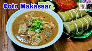 Coto Makassar Lengkap dengan Sambel Tauco. Resep Coto Makassar Terdebest.