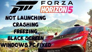 How to Fix Forza Horizon 5 Not Launching Crashing Freezing And Black Screen in Windows 1110 PC