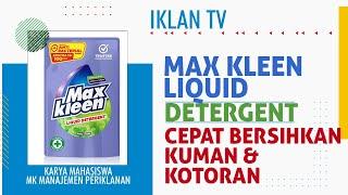 TVC MAX KLEEN Liquid Detergent - Cepat Bersihkan Kuman & Kotoran  Karya Mahasiswa