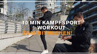 10 MIN KAMPFSPORT WORKOUT - Beginner Version  No Equipment I ATHLETICS ACADEMY