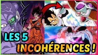 5 INCOHÉRENCES de DRAGON BALL et DBZ dont personne ne parle