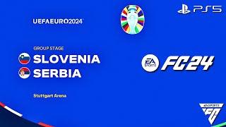 FC 24 - Slovenia vs. Serbia - EURO 2024 Group Stage Matchday 2 Match  PS5™ 4K60