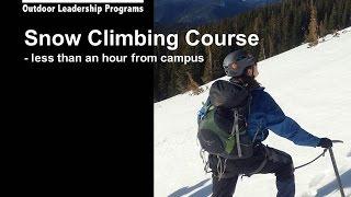 CCU Snow Climbing Course - AprilMay 2015