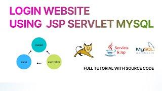 Simple Java Login Website using JSP Servlet MySQL  Solo Developer  Full Tutorial with Source Code