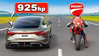 Quickest AUDI RS vs Quickest DUCATI DRAG RACE