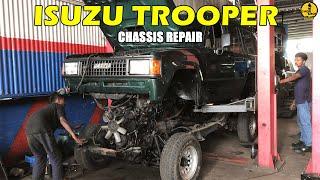 ISUZU TROOPER CHASSIS REPAIR   SL Chop Shop  #ISUZU