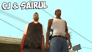 Petualangan CJ & Sairul - NAMATIN GTA San Andreas 2 PLAYER #1