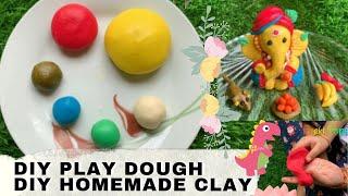 Easy DIY Homemade Clay  Best Homemade Playdough  How to make Play Dough   Easy DIY Air dry Clay