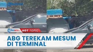 Viral Video Mesum ABG saat Siang Bolong di Terminal Pantai Hambawang Pelaku Diduga Dikenali Warga