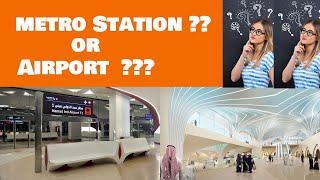 Doha Metro Hamad International Airport  Qatar Metro  Travel With Mazbah