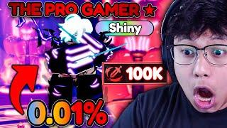 Obtaining and Evolving *SHINY* 0.01% Secret Sung Jin Woo in Anime Defenders