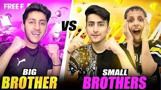 BIG BROTHER VS SMALL BROTHERS 1 VS 2 CLASH SQUAD GAMEPLAY - GARENA FREE FIRE