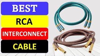 TOP 10 Best RCA Interconnect Cable in 2024  RCA Audio Cable