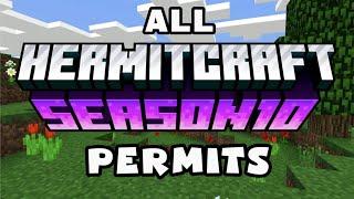 All Hermit Permit Rolls IN ORDER  Hermitcraft SMP