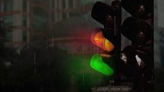  City Rain  Rain Drops on Traffic Lights & Traffic Sounds  City Sounds White Noise  10 hours