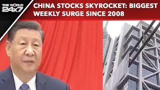 China Stock Market News  China Stocks Skyrocket Biggest Weekly Surge Since 2008