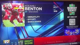 Steelers select Keeanu Benton