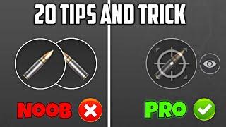 15 TIPS AND TRICKS THAT WILL MAKE YOU PRO IN PUBGBGMI  NOOB TO PRO  EVERYONE SHOULD KNOW •