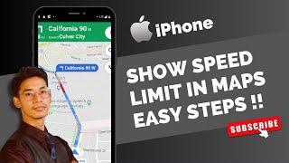 Show Speed Limit in Navigation on Maps on iPhone 