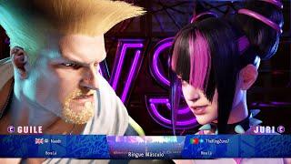 STREET FIGHTER 6 GUILE VS JURI  PS5 4K GAMEPLAY