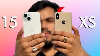 iPhone 15 vs iPhone XS Camera Test in 2024  SURPRISING  HINDI