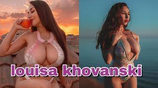 LOUISA KHOVANSKI biography  Ukrainian bikini model  Instagram star