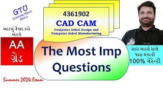 CAD CAM Most Imp Questions  GTU Diploma Mech Sem 6 4361902