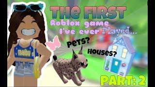 THE FIRST GAME I EVER PLAYED ON ROBLOX…  *pets houses and more* 🪩