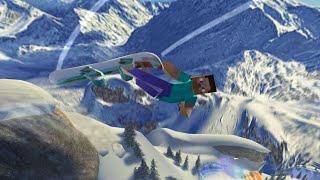 Steve Minecraft in SSX 3 Gameplay Character Mod