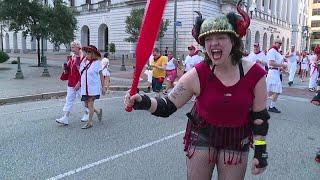 The Running of the Bulls get New Orleans on the move