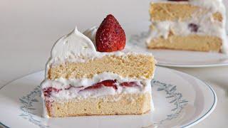 Japanese Strawberry Shortcake  Fluffy Japanese Strawberry Cake