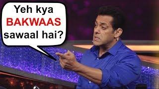 Salman Khan ANGRY When Asked Stupid Question  Dus Ka Dum Season 3 Launch