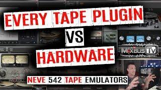 Every Tape Plugin vs Hardware Neve 542 Tape Emulators - Shootout Pt.1