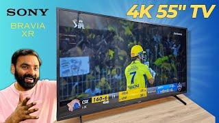 SONY Bravia x75L 55 Inch 4K TV Unboxing & Review  Best Smart TV 2023
