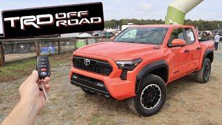 2024 Toyota Tacoma TRD Off Road Start Up Exhaust Walkaround Interior and Review