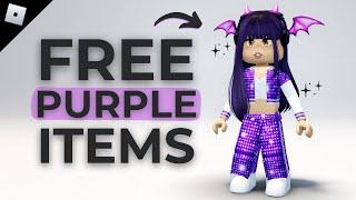 HURRY GET EVERY PURPLE FREE ROBLOX ITEMS 