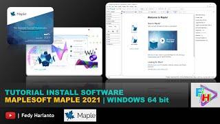 Tutorial Install Software Maple 2021  Windows 64 Bit