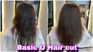 How to Very Easy U Hair cut कैसे करेU shape Hair cut tutorialstep by stepeasy wayfor beginners