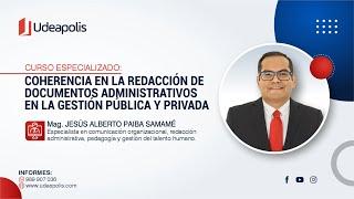 Coherencia en la Redacción de Documentos Administrativos  Jesús Alberto Paiba Samamé