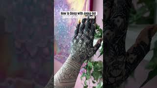 How to NOT stain your face with Jagua overnight #henna #jagua #hacks