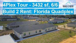 Build 2 Rent Florida Quadplex 4Plex Tour - 3432 sf 66 Build2Rent.com
